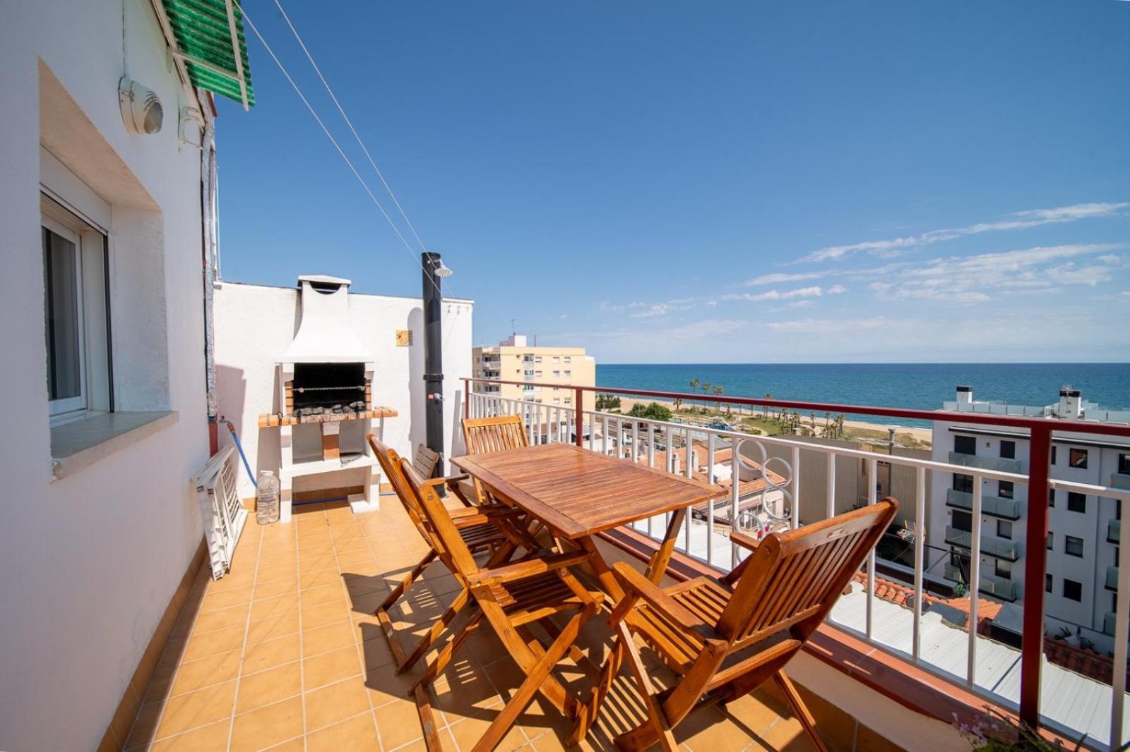 Terraza Al Mar Pineda de Mar Exterior foto
